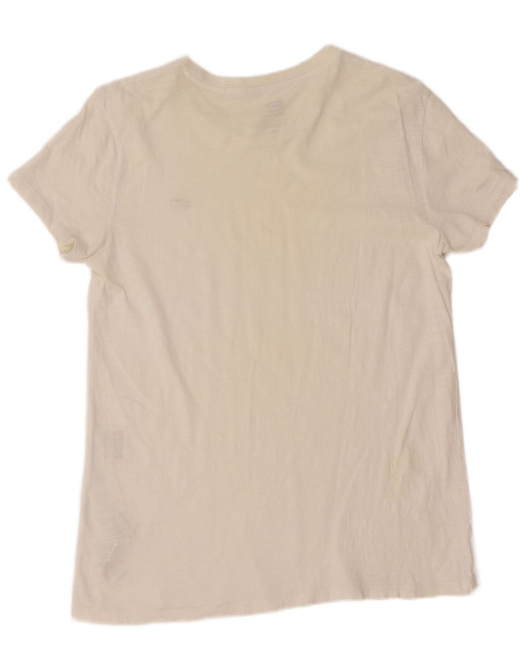Levi's T-Shirt Femme UK 14 Blanc Moyen Coton