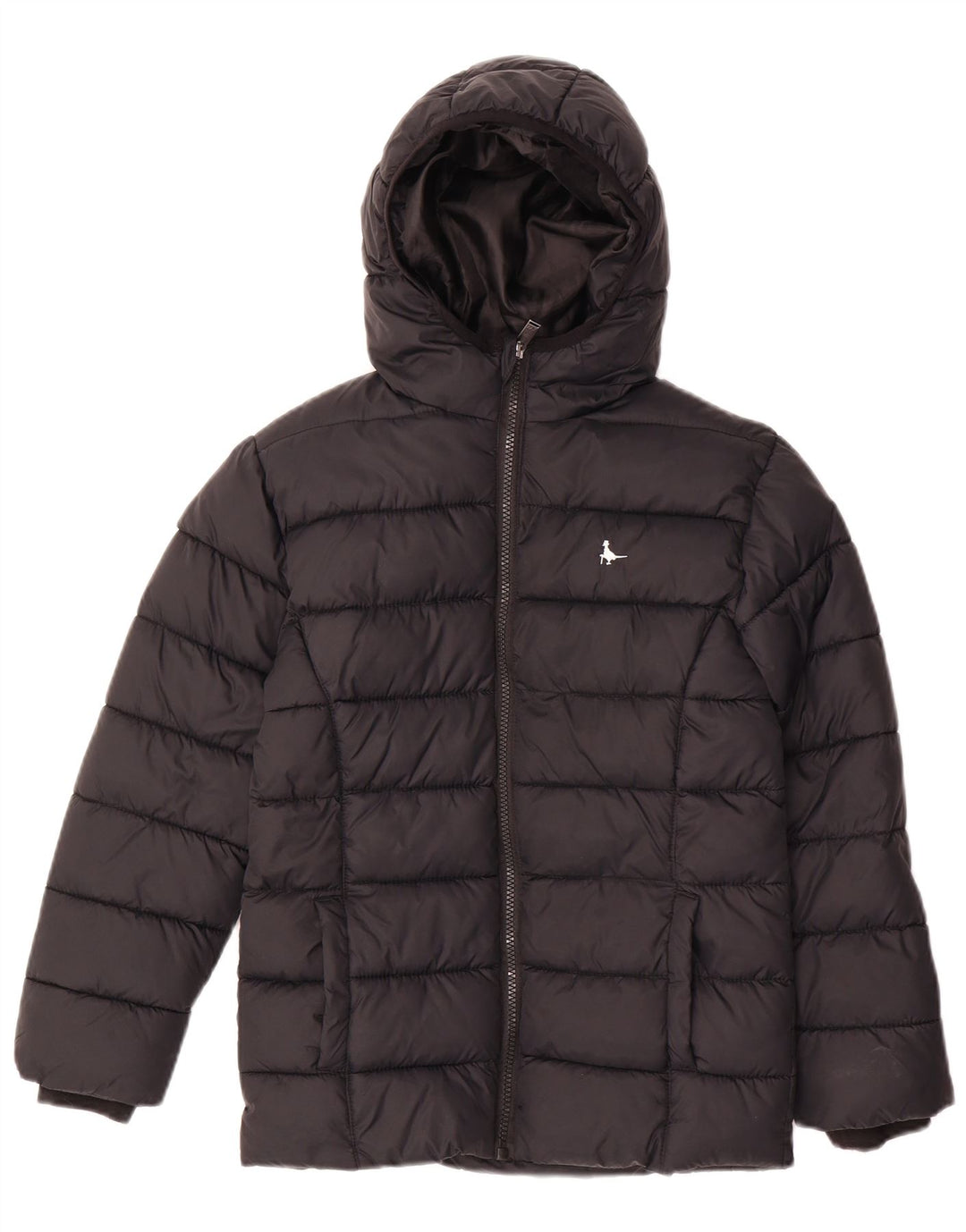 Jack Wills Veste matelassée à capuche garçon 9-10 ans Noir Polyamide
