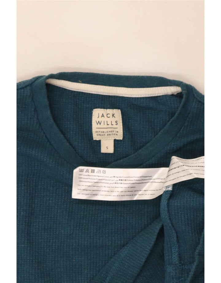 Jack Wills Haut à manches longues pour hommes en coton bleu moyen