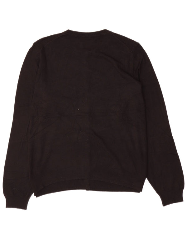 MARKS & SPENCER Pull Cardigan Femme UK 20 2XL Noir Viscose