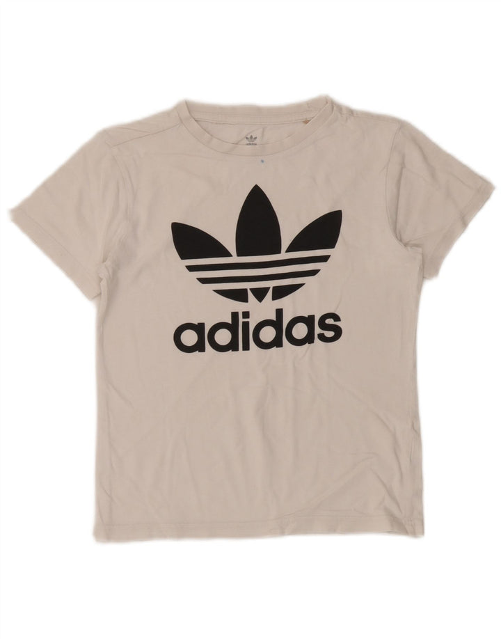Adidas T-Shirt Graphique Garçon 10-11 Ans Blanc