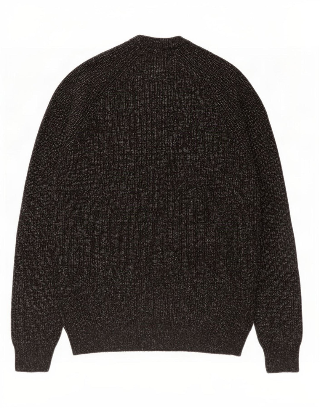 Marks & Spencer Pull à col rond pour homme Noir moyen moucheté