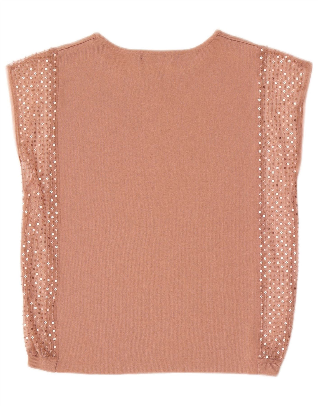 Zara Femme Chemisier Top UK 14 Beige Moyen