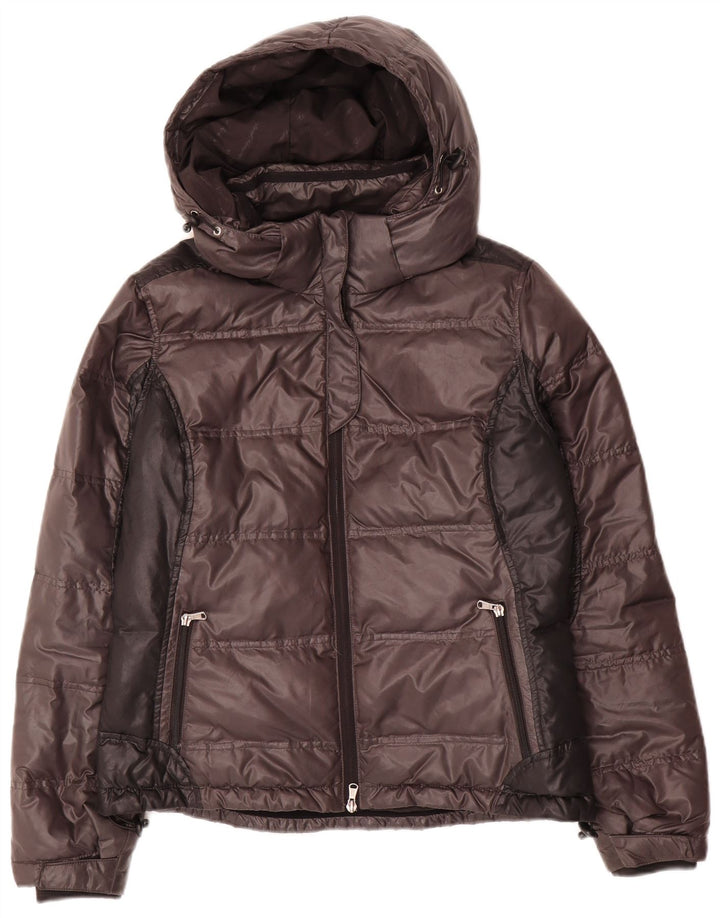 Conte of Florence Veste matelassée pour femme IT 44 Marron moyen Colourblock