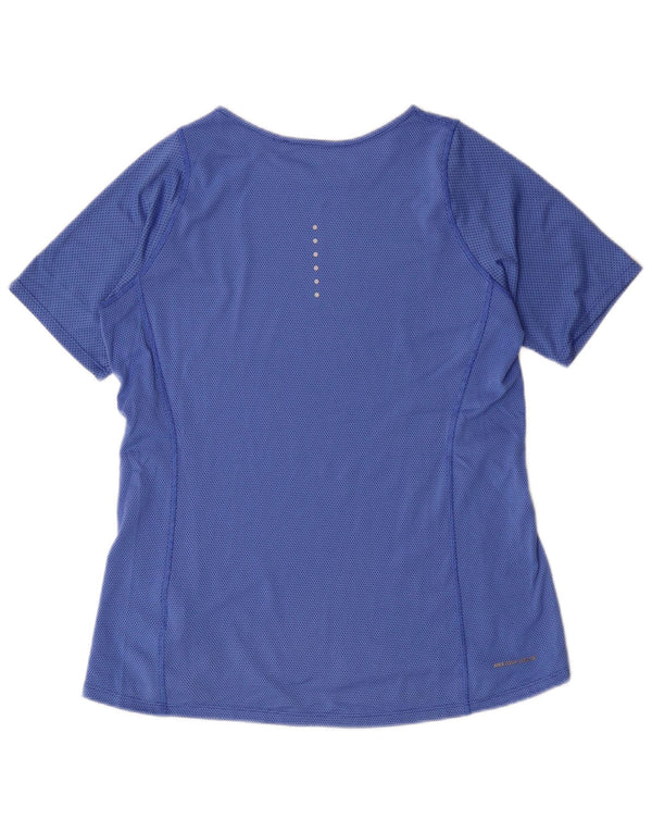 Nike T-shirt pour femme UK 44 Bleu moyen Polyester