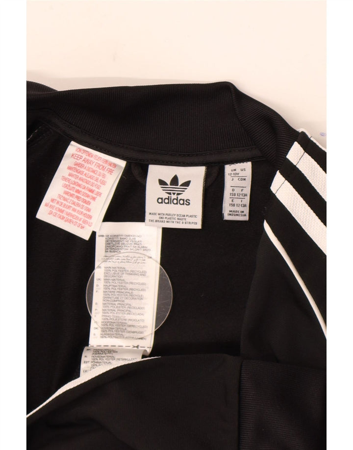 Veste de survêtement Adidas Garçon 12-13 ans Noir Polyester