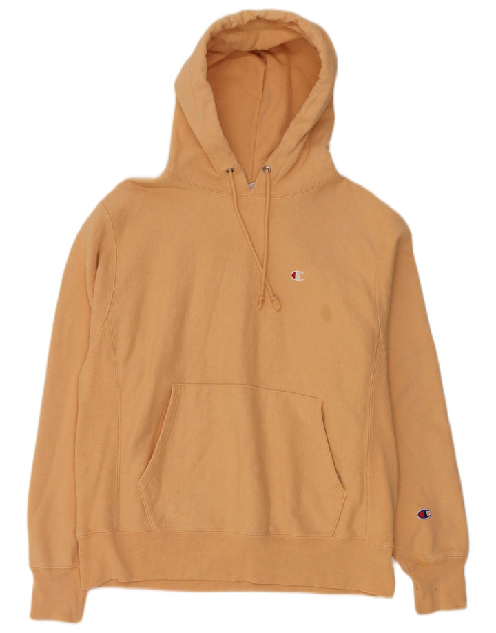 Champion Pull à capuche en coton beige moyen pour homme