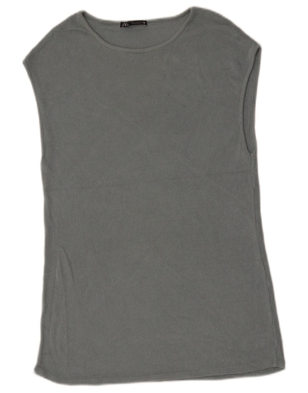 Zara Débardeur Homme Petit Gris