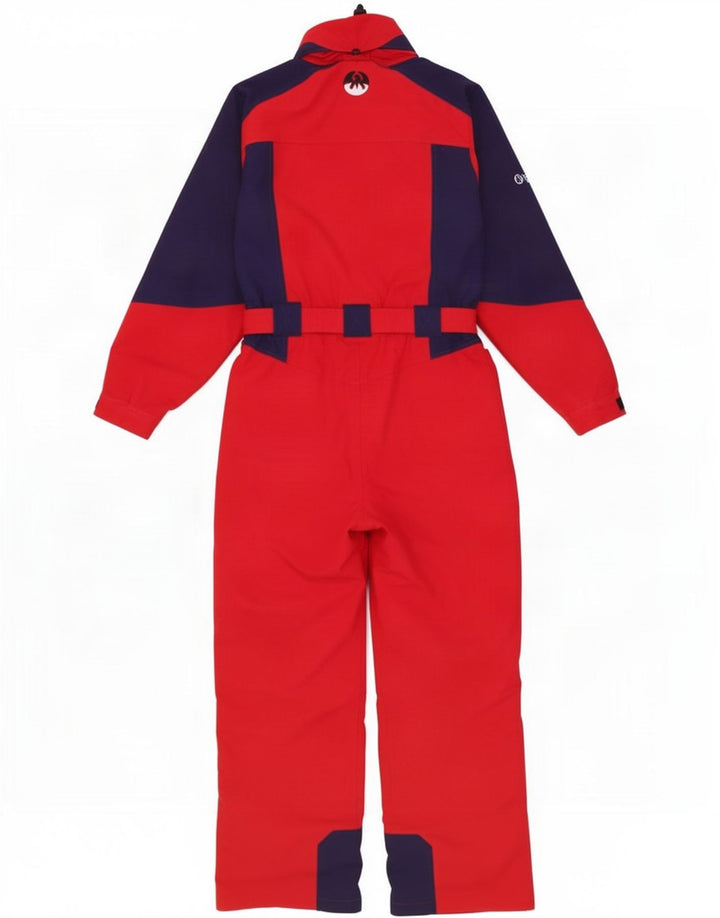 Phoenix Combinaison de ski à capuche pour femme UK 12 Rouge moyen Colourblock Polyamide