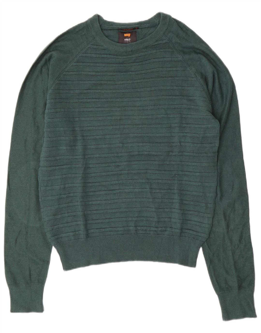 CARRERA Pull col bateau pour femme UK 44 Rayé vert moyen