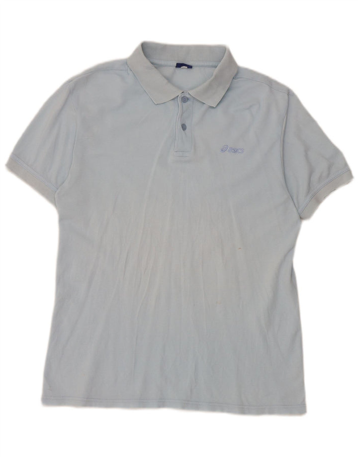 Asics Polo Homme Bleu Moyen