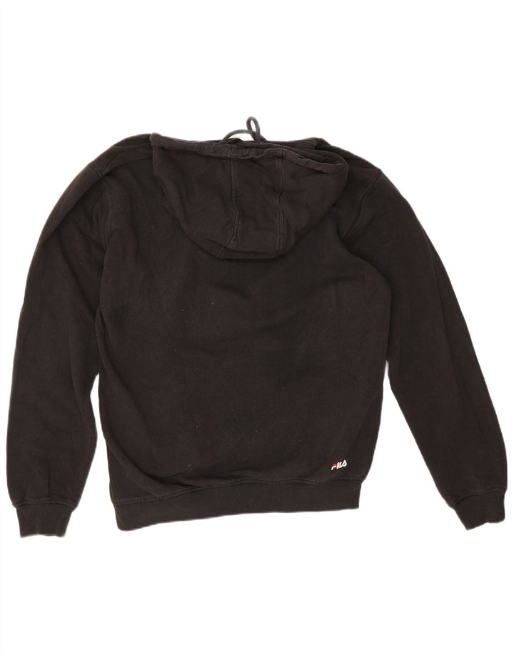 Fila Pull à Capuche Graphique Homme Noir Moyen Coton