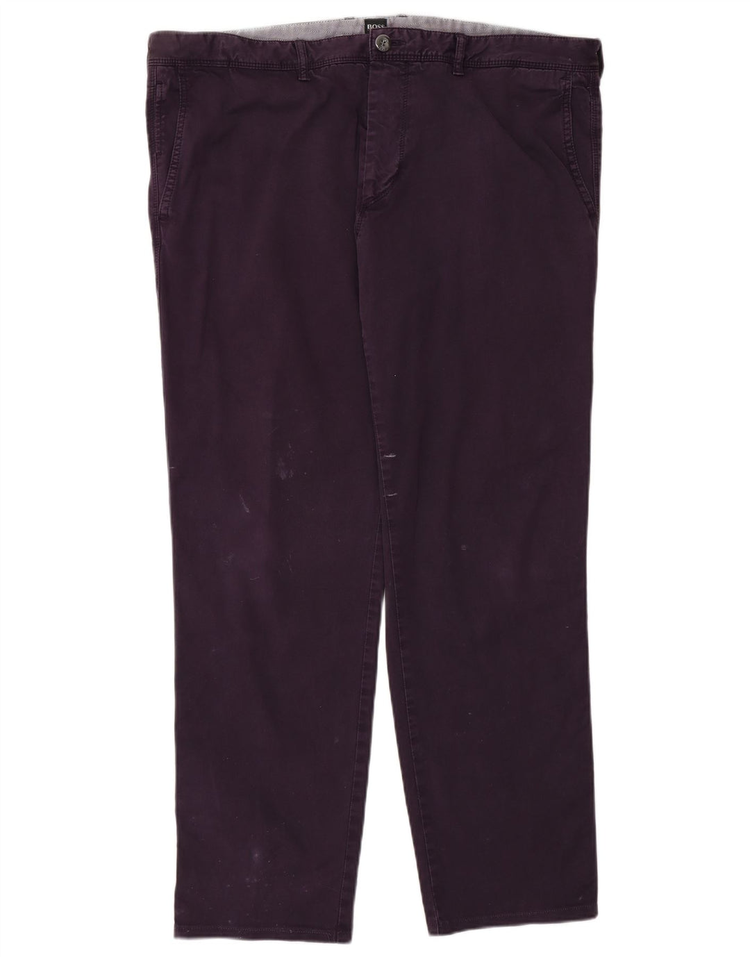 HUGO BOSS Pantalon Chino Droit Coupe Regular Homme W38 L30 Violet