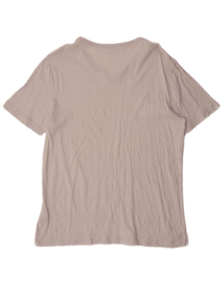 Gap T-Shirt Homme Gris Moyen Coton