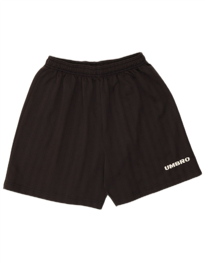 UMBRO Short de Sport Graphique Homme Grand Noir Polyester