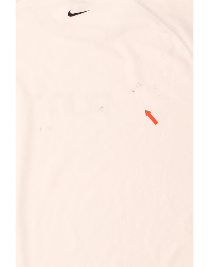 NIKE Mens T-Shirt Top UK 45/47 XL White Polyester Vintage Nike and Second-Hand Nike from Messina Hembry 