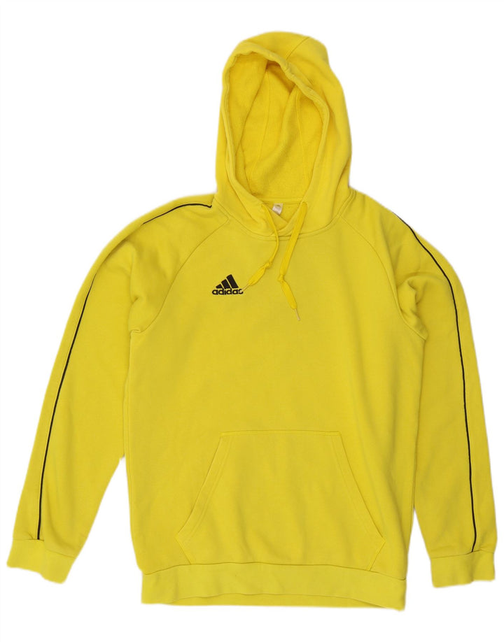 ADIDAS Pull à capuche pour homme en coton jaune moyen
