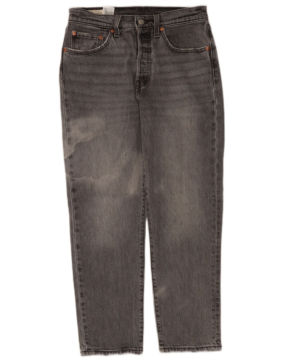 Levi's Jean Droit 501 Femme W27 L26 Gris Coton