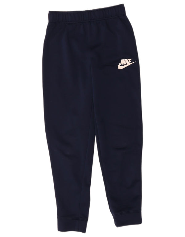 Nike Pantalon de survêtement graphique pour garçon 10-11 ans Bleu marine moyen