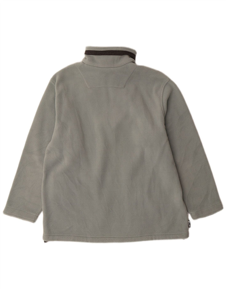 LOTTO Pull Polaire Col Zippé Homme XL Bleu Polyester