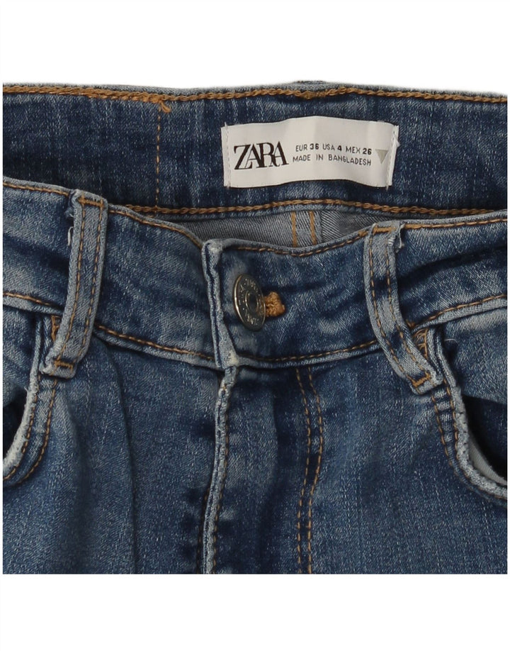 Jean skinny ZARA femme EU 36 XS W26 L27 bleu