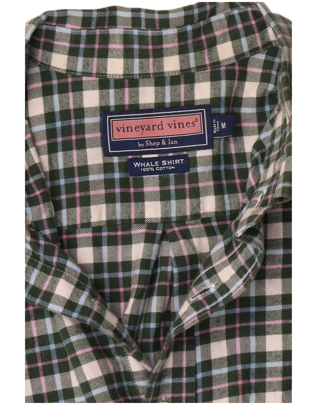Vineyard Vines Chemise en flanelle pour homme en coton à carreaux vert moyen Preppy