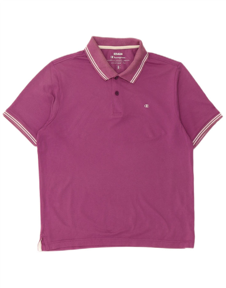 CHAMPION Polo Easy Fit Homme Petit Violet Coton