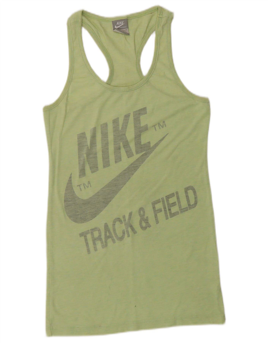 NIKE Débardeur graphique pour femme UK 8 Small Vert