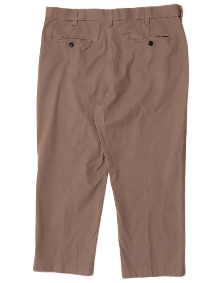 Marks & Spencer Pantalon court Blue Harbour pour homme W38 L25 Gris Coton