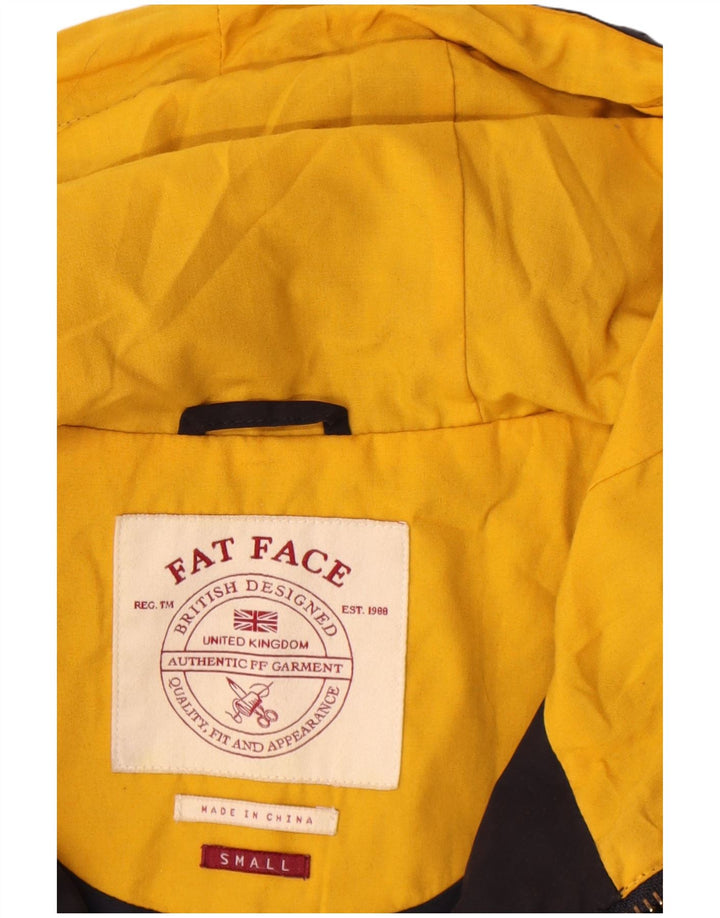 Fat Face Veste utilitaire à capuche pour homme UK 36 Small Bleu marine Polyester