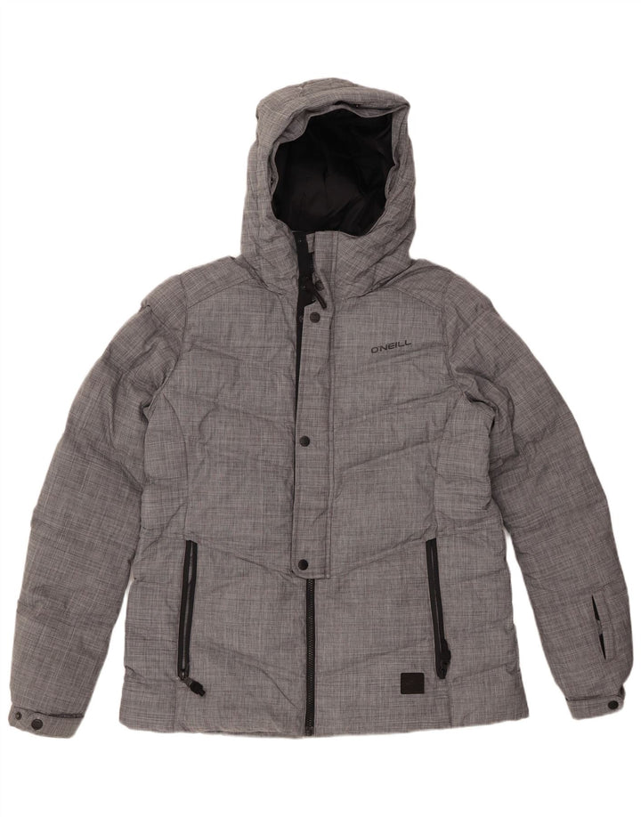 O'NEILL Veste matelassée à capuche pour femme UK 16 Large Gris