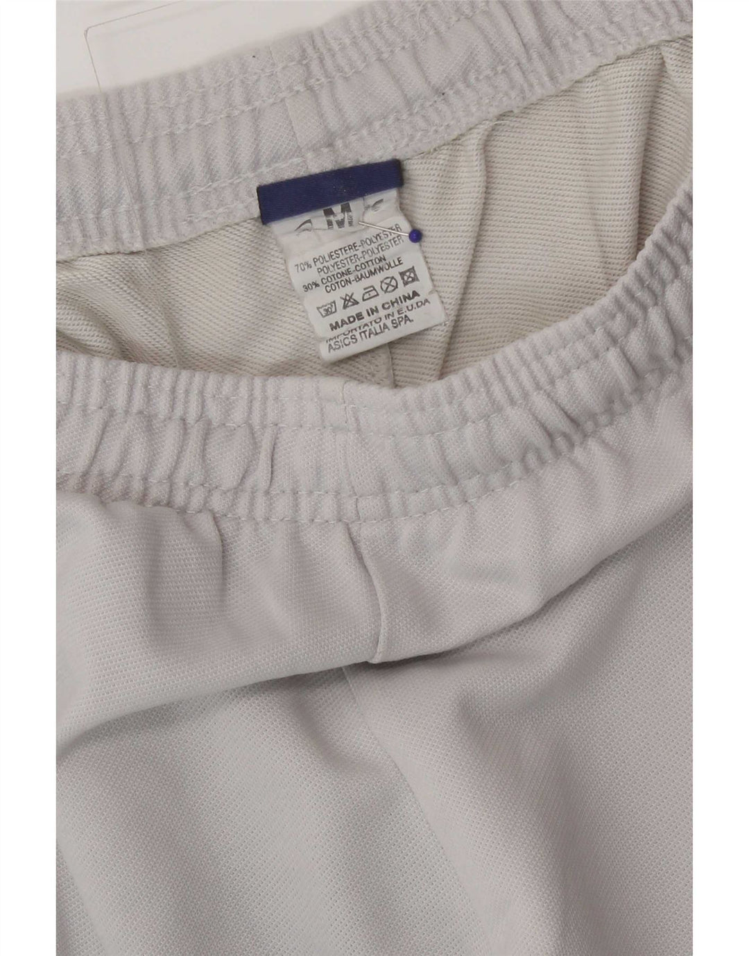 Asics Pantalon de Survêtement Graphique Homme Gris Moyen Polyester
