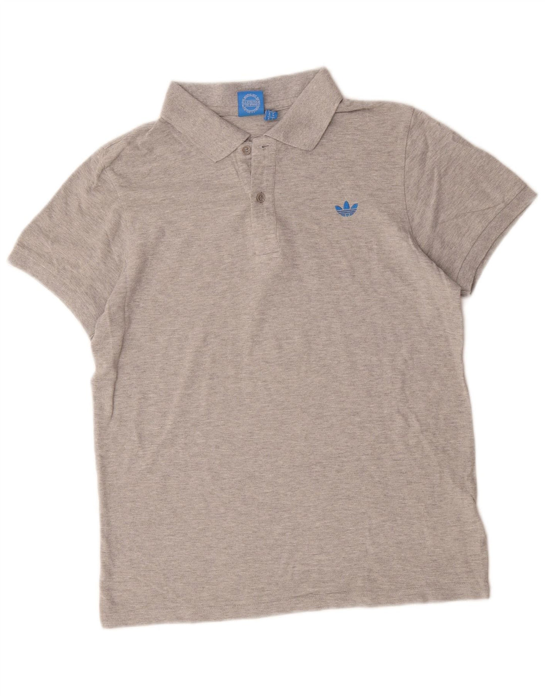 Adidas Polo Homme Gris Moyen Moucheté Coton