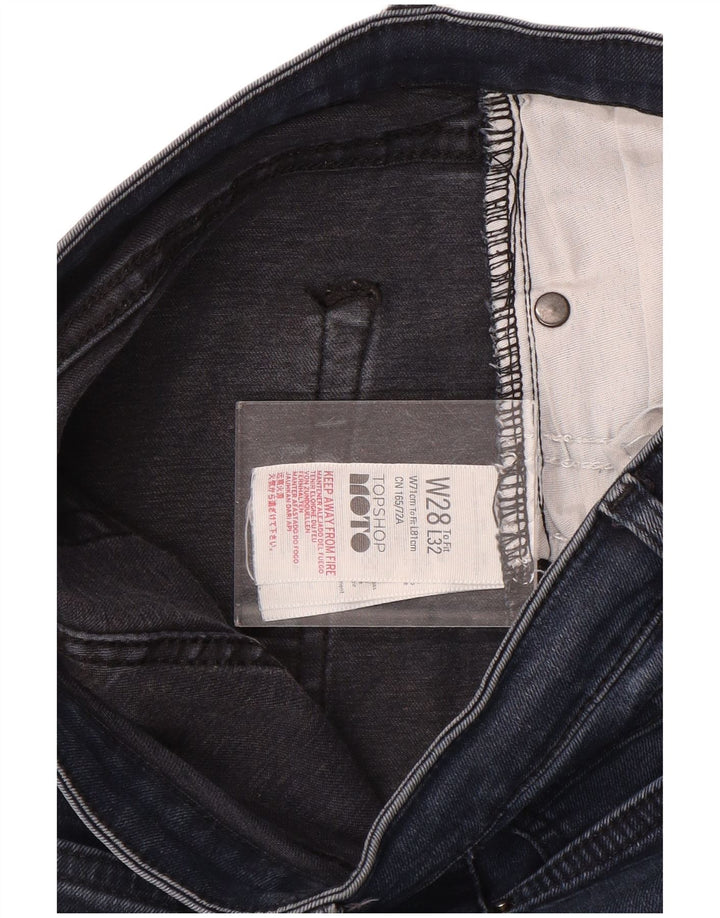 Topshop Jean skinny femme W28 L28 bleu marine polyester