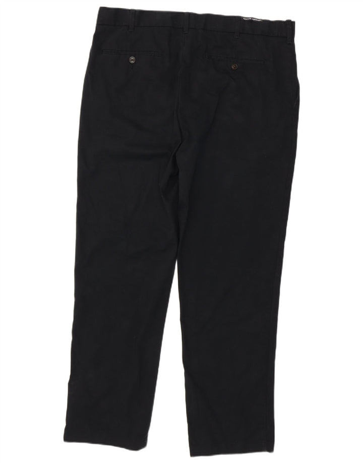 MARKS & SPENCER Pantalon Chino Droit Homme W38 L31 Noir Coton