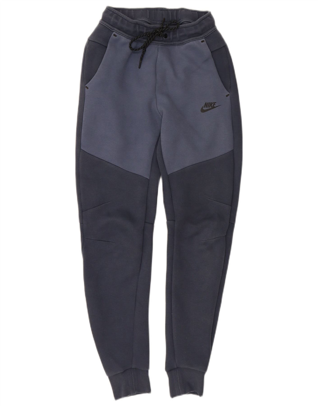 NIKE Pantalon de survêtement pour femme Joggers UK 4 XS Bleu marine Colourblock