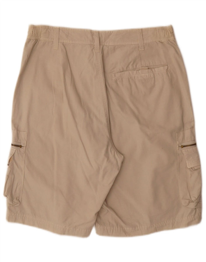 CHAMPION Mens Cargo Shorts Small W29 Beige Cotton