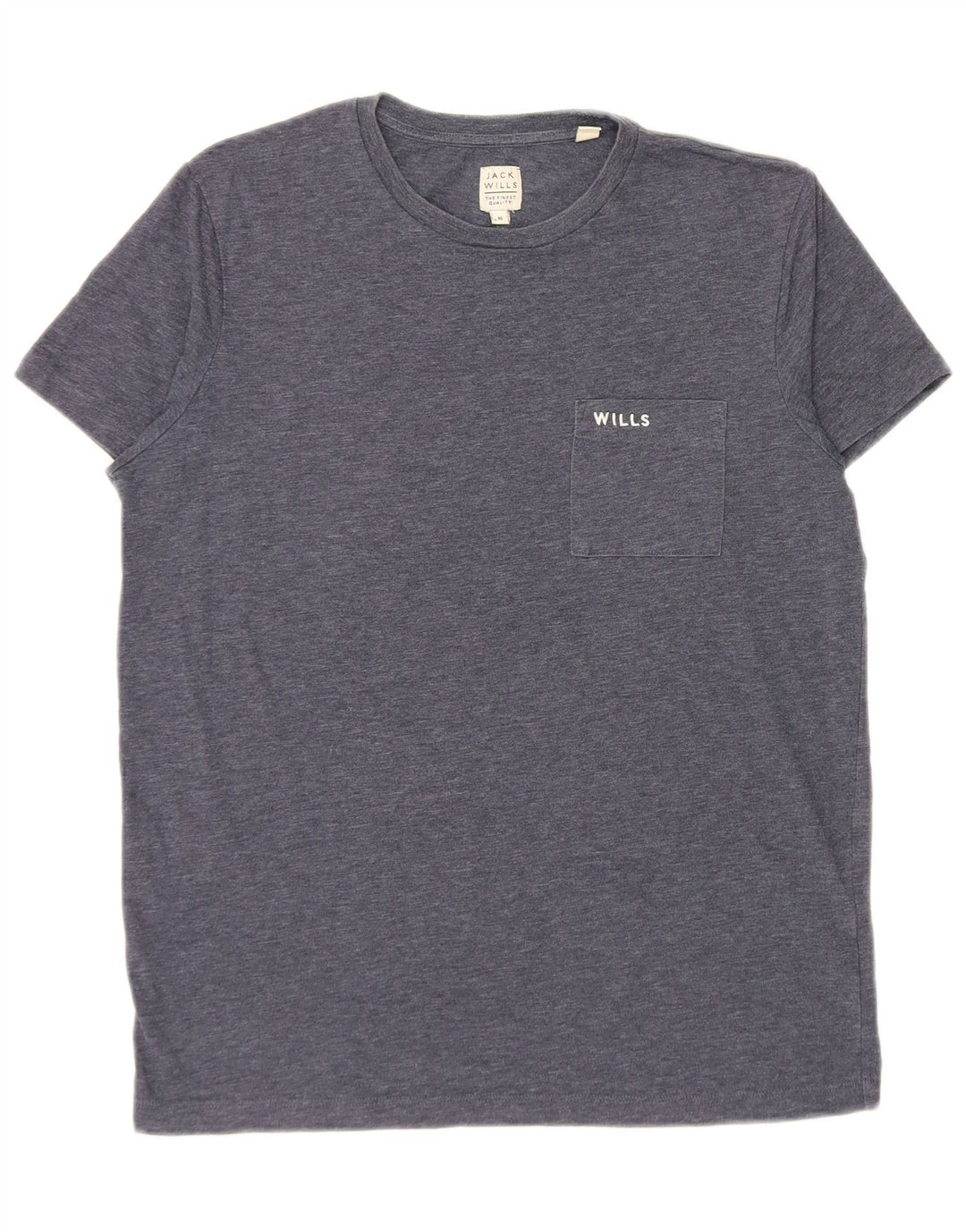 Jack Wills T-Shirt Homme Bleu Marine Moyen Moucheté Coton