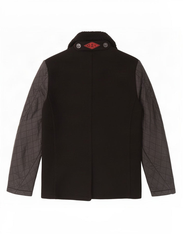 Superdry Caban Homme Laine Noir Moyen