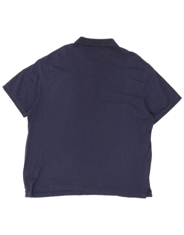 Van Heusen Polo Homme Grand Bleu Marine Coton