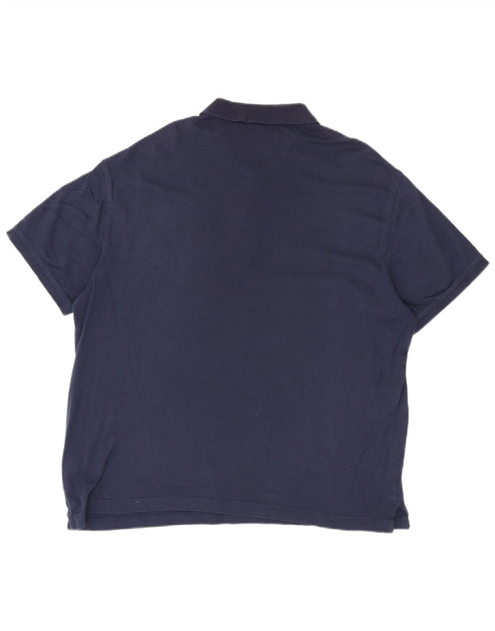 Van Heusen Polo Homme Grand Bleu Marine Coton