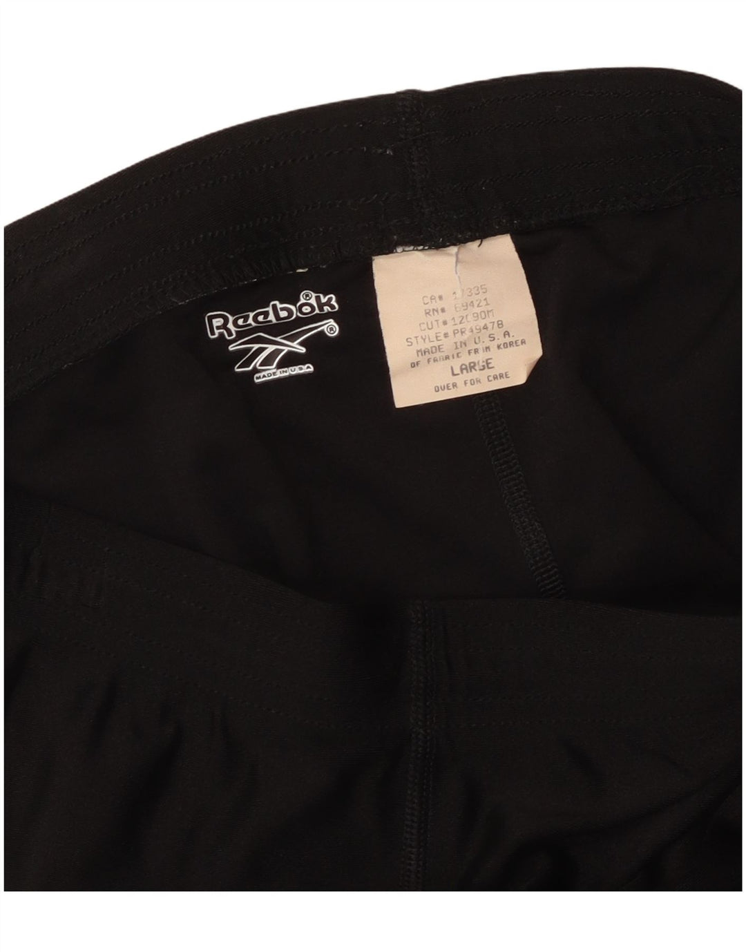 Reebok Leggings Femme UK 44 Large Noir Nylon