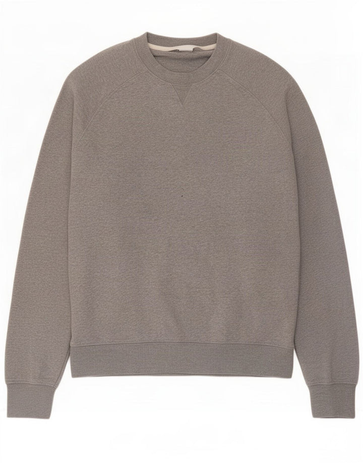 John Lewis Sweat-shirt pour homme en coton gris Taille L