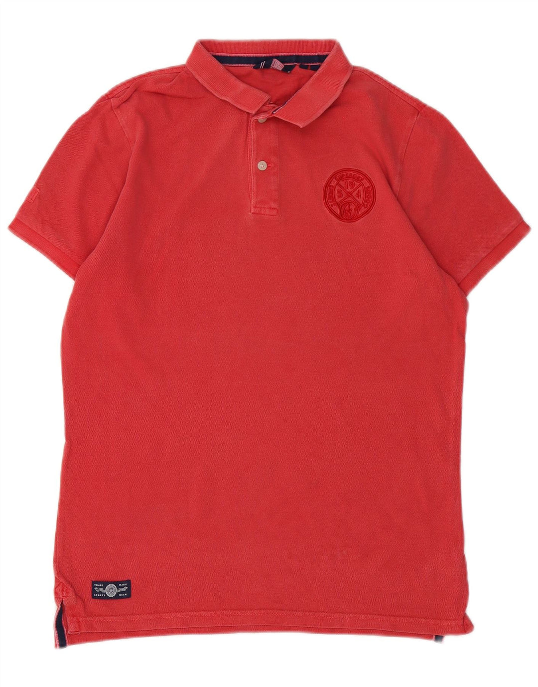 Superdry Polo Homme Rouge Moyen Coton