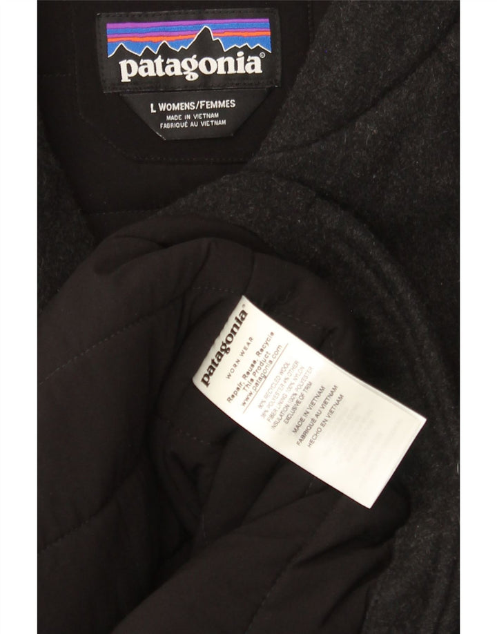 Patagonia Manteau Femme UK 16 Grande Laine Grise