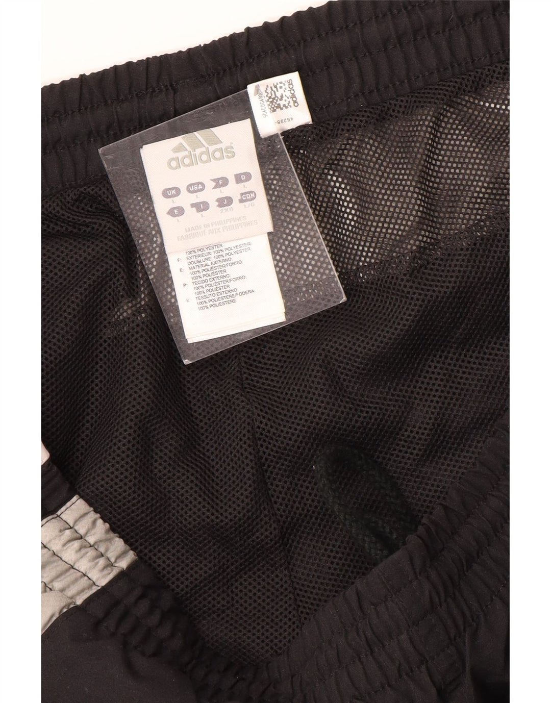 Adidas Pantalon de survêtement pour homme Large Noir Colorblock Polyester