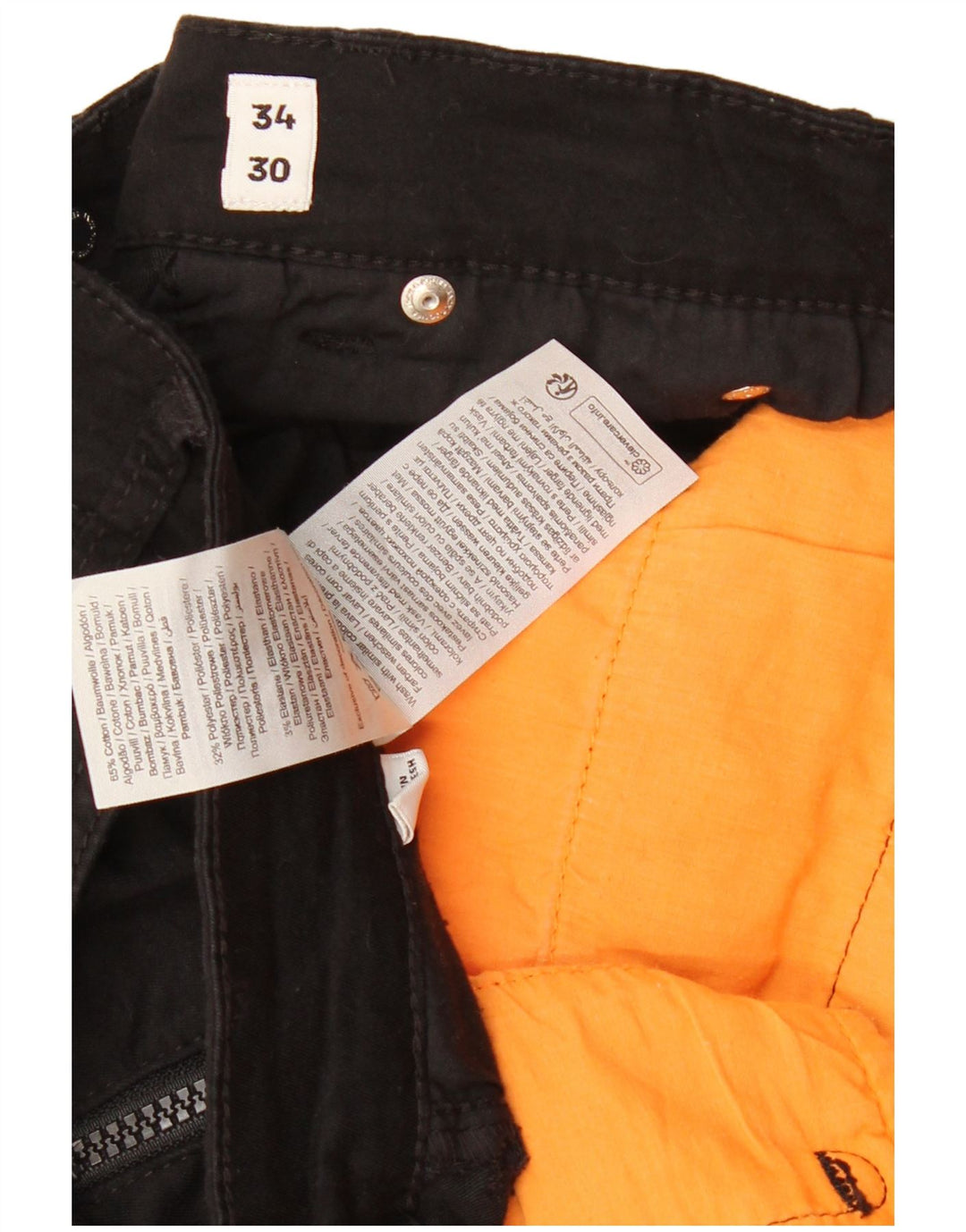 JACK & JONES Pantalon Cargo Cargo Homme W34 L26 Noir Coton