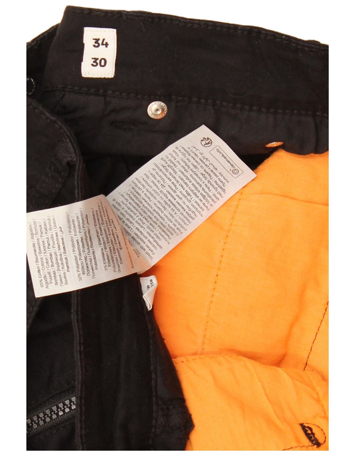 JACK & JONES Pantalon Cargo Cargo Homme W34 L26 Noir Coton