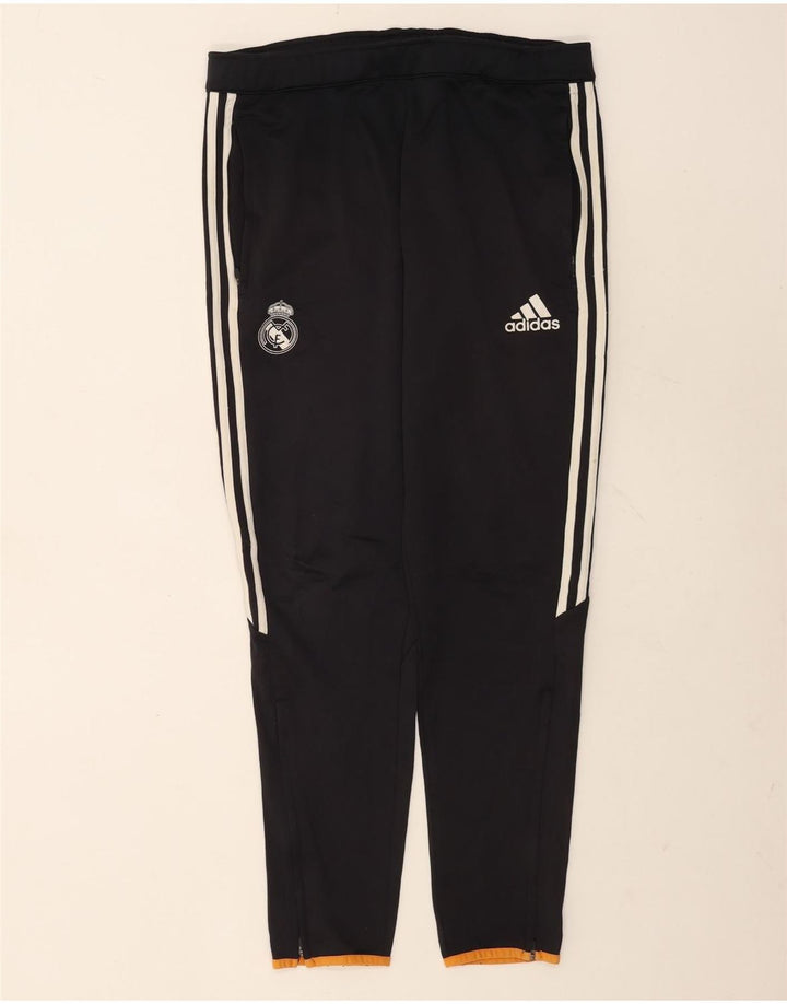Adidas Pantalon de Survêtement Real Madrid Homme Bleu Marine Moyen Polyester