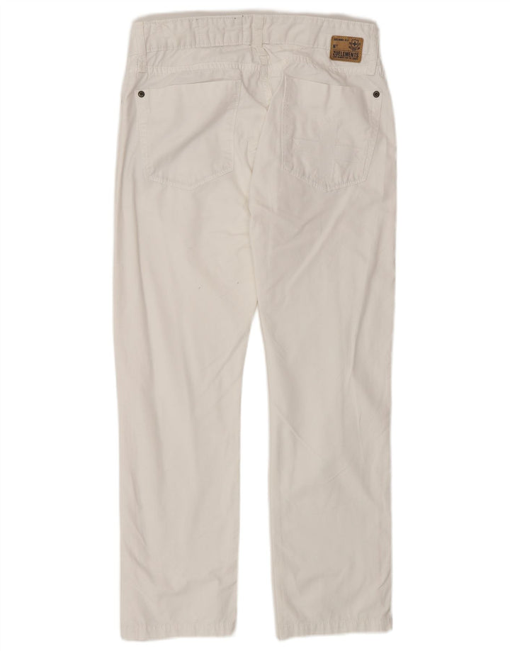 Zu Elements Jean droit stretch femme W31 L27 coton blanc